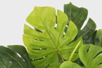 Highly Simulation Artificial plants Decorative Bonsai real touch 65cm18 Leaves Monstera Artificial Tree