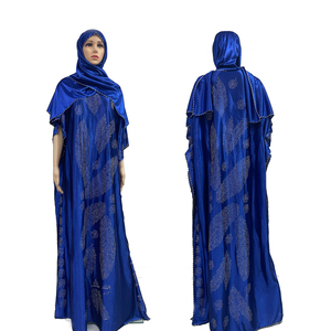 Abaya <span class=keywords><strong>2022</strong></span>, vestido africano <span class=keywords><strong>de</strong></span> Dubái, <span class=keywords><strong>ropa</strong></span> <span class=keywords><strong>de</strong></span> oración musulmana, conjunto <span class=keywords><strong>de</strong></span> 2 piezas para mujer, Abaya Hijab, bata <span class=keywords><strong>de</strong></span> satén con piedras - Product Image 1