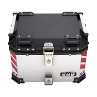 Top Box Proguard universel pour moto, en alliage d'aluminium, coffres à bagages, étuis de rangement, voyage, étanche, 55L, moto