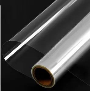 Película plástica transparente anti-impacto (0.05mm) para proteção de para-brisa de segurança, preço de atacado, para edifícios comerciais e carros