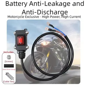 Interruptor <span class=keywords><strong>de</strong></span> Desconexión <span class=keywords><strong>de</strong></span> Batería para Motocicleta <span class=keywords><strong>de</strong></span> 30 cm, Resistente, 12V 24V DC, Impermeable, Accesorios para Motocicleta - Product Image 3
