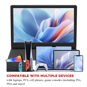 จอภาพพกพา GBOLE ขนาด 11.6 นิ้ว ความละเอียด HD IPS LED พร้อมลำโพงคู่ จอภาพสำหรับพกพาสำหรับ <span class=keywords><strong>Raspberry</strong></span> <span class=keywords><strong>Pi</strong></span>/แล็ปท็อป/PS4 - Product Image 2