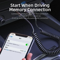 Adaptateur audio pour voiture Essager, dongle USB vers prise jack 3,5 mm, kit mains libres, Bluetooth 5.0, émetteur BT