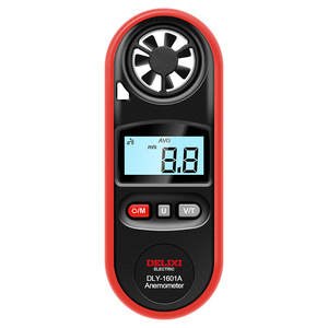 เครื่องวัดความเร็วลมดิจิตอล Delixi Electric รุ่น DLY-1601A เครื่องวัดความเร็วลมและอุณหภูมิแบบพกพา - Product Image 1