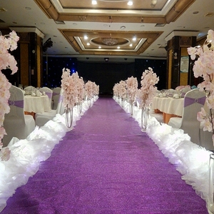 LDJ1166 Sợi Tuyết Trắng Trang Trí Lối Đi Đám Cưới Lối Đi Á Hậu Để Trang Trí Sân Khấu - Product Image 6