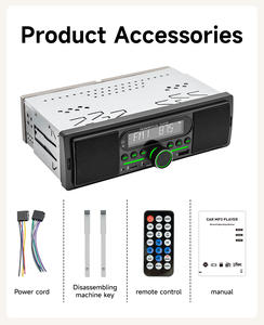 Autoradio BQCC 1DIN Lecteur MP3 Double USB Stéréo LED Couleur RCA Audio Double BT LCD FM/AM/RDS/AUX Suivi de Localisation Haut-parleur Intégré - Product Image 3