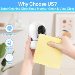 Support universel portable réglable à 360° pour moniteur bébé, fixation pour berceau avec support flexible de 19,4 pouces pour VTech Nanit Pro, Eufy <span class=keywords><strong>Owlet</strong></span> et VAVA - Product Image 6