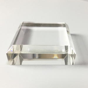 Cửa Hàng Quà Tặng Bảo Tàng Trưng Bày Khoáng Sản Khối <span class=keywords><strong>Acrylic</strong></span> Nhỏ Với Cạnh Vát - Product Image 3