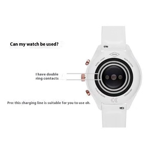 Fossil Gen4/5/6 cargador de reloj inteligente Misfit Vor2 1M Cable de carga magnético con 5W de potencia 5V DC 2A 5A salida de corriente Material TPE - Product Image 2