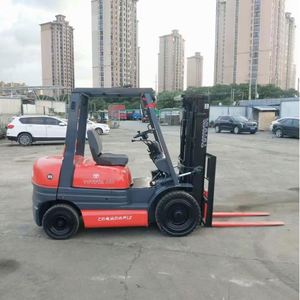 Used for Diesel Forklift 3 Ton Capacity Heavy Duty Forklift Non-slip Off-road Tires Lift Truck for Warehouse <b>Material</b> - Product Image 3
