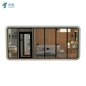 Thiết kế hiện đại 1 phòng ngủ 1 PHÒNG TẮM nhỏ không gian nhà sleepout Modular cách âm riêng Pod phòng họp văn phòng Cấu trúc thép - Product Image 3