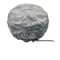 Kustom topi ayah dapat disesuaikan kustom topi datar pelindung matahari topi patroli pria pelindung matahari kamuflase topi datar