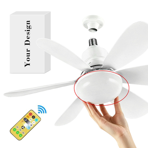 0728 Multi-level Regulation Smart <b>Fan</b> Light Portable Disassembly Design Brightness Adjustment <b>Remote</b> <b>Control</b> <b>Ceiling</b> - Product Image 1