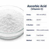 Acide ascorbique (Vitamine C) en vrac de l'usine LCHBIO, 99 %, 50-81-7, poudre, qualité ISO 22000, certifié HACCP, pour les boissons fonctionnelles
