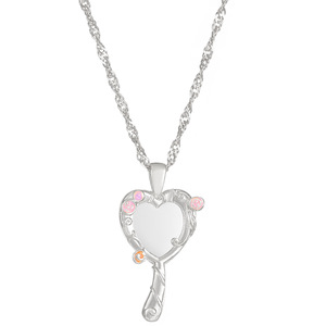 Collar con Marco de Fotos de Espejo Mágico de Barbie Premium, Estilo Dopamina, Joyería Delicada para Mujer, Uso Diario, Regalos - Product Image 2