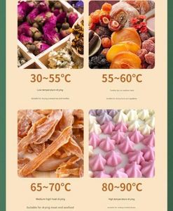 เครื่องอบแห้งผลไม้คุณภาพสูงสำหรับใช้ในครัวเรือน สแตนเลส 6 ชั้น อบผัก เนื้อแดดเดียว อาหารแห้ง ราคาประหยัด - Product Image 6