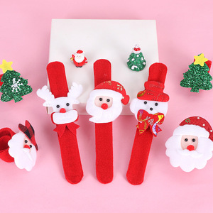 Pulsera de anillo de mano luminosa para niños Decoraciones de fiesta de Navidad con Slap Clap Regalo divertido - Product Image 4