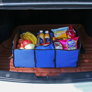 Insulated Cooler Bag <b>Large</b> Oxford Cloth <b>Storage</b> Car <b>Trunk</b> Organizer Red Black Blue General Use - Product Image 5