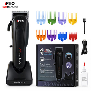 Tondeuse à cheveux électrique Ipro 2000Maha-4000Maha, double charge, faible bruit, pour salon de coiffure - Product Image 2