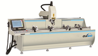 Centre d'usinage CNC Glasino automatique 3000 mm pour profilés aluminium, fraisage, perçage, chanfreinage et gravure multi-processus