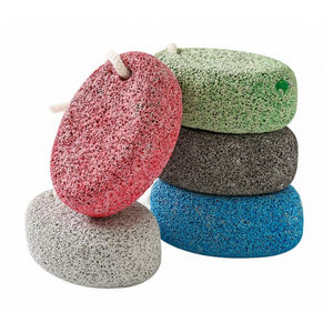 Piedra Pómez Natural de Doble Cara para Exfoliar los Pies, Masaje de Baño con Orificios, Producto de Grado Médico No Metálico - Product Image 6