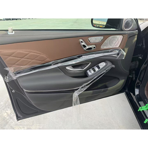 Kit de protection de console centrale et de boutons de porte en PP pour Mercedes Classe S, amélioration de l'intérieur de luxe, modification de voiture 2006-2013 - Product Image 3