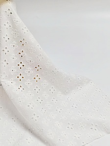 Tela 100% Algodón Puro, Bordada a Máquina, Orgánica, Ligera, Versátil para Vestidos, Camisas y Bolsos, Gran Venta - Product Image 5