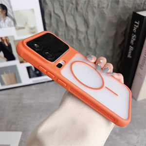 Original Color Frame Armor <b>PC</b> Matte Case For Xiaomi 17 Pro Max 15 14 Pro Shockproof Translucent Magnetic <b>Wireless</b> Charge Cover - Product Image 3
