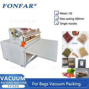 Настольная вакуумная упаковочная машина для орехов кешью/FF-500 внешняя промышленная машина для вакуумной герметизации - Product Image 2