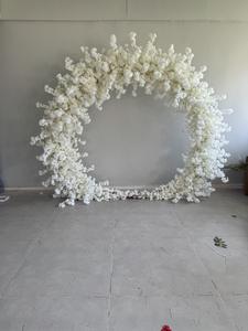 Arco de Boda de Flores de Cerezo Artificiales, Seda Ecológica, <span class=keywords><strong>Blueway</strong></span>, 2m X 2m, Forma Circular, Fondo para Escenario de Eventos - Product Image 4