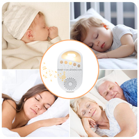 Machine à berceuses rechargeable avec veilleuse et vibrations, aide au sommeil, haut-parleur à bruit blanc