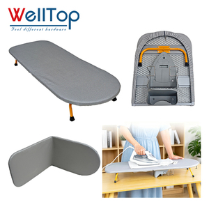 Planche <span class=keywords><strong>à</strong></span> <span class=keywords><strong>repasser</strong></span> de <span class=keywords><strong>table</strong></span> WELLTOP, pliable et portable, avec <span class=keywords><strong>support</strong></span> de rangement, vente en gros usine - Product Image 1