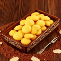 Collations pour le thé de l'après-midi, biscuits croustillants au goût d'œuf, emballage personnalisé disponible, distributeurs alimentaires mondiaux, biscuits ronds à l'œuf