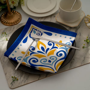 ผ้าเช็ดปากสไตล์โบฮีเมียนสุดหรูลายลานตาผ้าพิมพ์ลายแมนดาลาใช้ซ้ำได้และเป็นมิตรต่อสิ่งแวดล้อม - Product Image 3