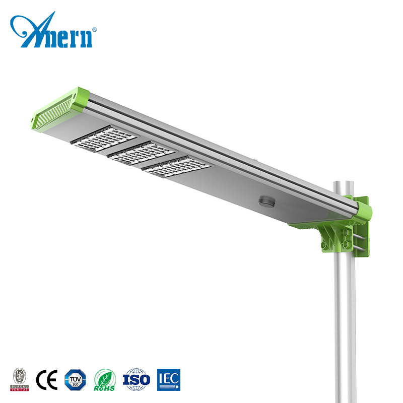 Venta caliente de la Sección de Ingeniería de 40W de aluminio al aire libre integrado Luz de calle Solar LED