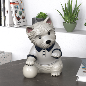 Оптовая продажа: роскошная керамическая урна для кремации домашних животных, ручной работы, памятная урна для праха животных, доступен индивидуальный дизайн - Product Image 6