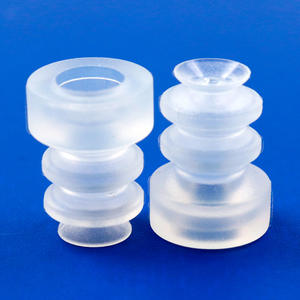 Chupetas de borracha de silicone com ventosa transparente de vidro a vácuo personalizadas por atacado - Product Image 2