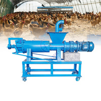 Extrudeuse manuelle de séparateur de biogaz solide liquide de déchets animaux pour fumier