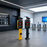 Système de tourniquet avec caméras à algorithme 5 mégapixels, reconnaissance automatique des plaques d'immatriculation, fonction anti-collision et de comptage pour