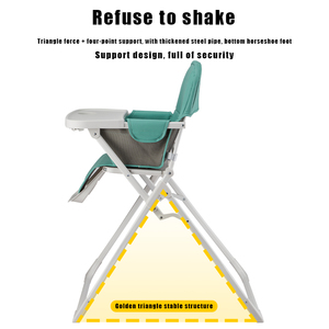 Siège rehausseur <span class=keywords><strong>pivotant</strong></span> multifonction pliable Prodigy pour nourrissons, chaise haute pour repas, utilisation en extérieur/intérieur, respectueux de l'environnement - Product Image 6