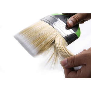 रंगक्राफ्ट सिंथेटिक फिलामेंट प्लास्टिक हैंडल पेंट ब्रश ग्रीन ब्लैक टी - Product Image 3