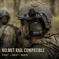 Z-TAC CIII + Ensemble d'adaptateurs de rail de casque tactique (version rapide) Casque tactique antibruit Z154