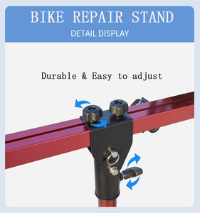 Soporte de trabajo para bicicleta universal, accesorio ajustable para reparación de bicicletas mecánicas - Product Image 3