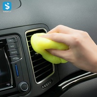 Gel de nettoyage de voiture réutilisable pratique 160g Gel de nettoyage pour clavier d'ordinateur portable de voiture Calculatrice Gel de nettoyage de poussière