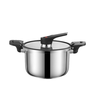 Casserole à micro-pression en acier inoxydable 304, grande capacité, double poignée, pot à soupe, économie d'énergie, usage domestique, épaissi - Product Image 5