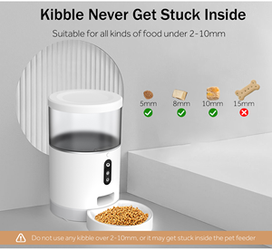 BL4/WIFI versione automatica di alimentazione remota a due vie citofono vocale intelligente casa gatto e cane Pet alimentatore automatico - Product Image 2