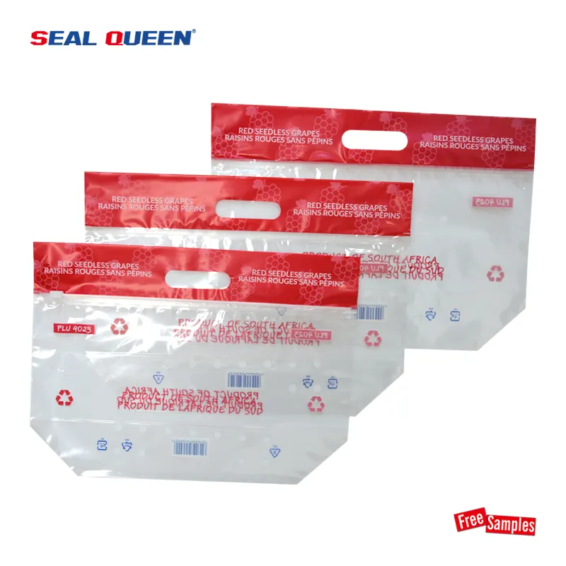 Túi Đóng Gói Trái Cây Trực Tiếp Từ Nhà Máy Sản Xuất Seal Queen Túi Khóa Zip Tự Niêm Phong In Bảo Mật Có Logo