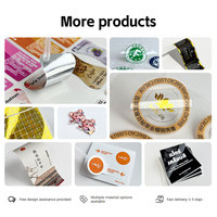 Etiquetas Autoadhesivas Anti-Ultravioleta Impresas en Cuatro Colores, de Metal Plateado Brillante Personalizadas, Resistentes al Agua, en Negro y Dorado para Empaquetado