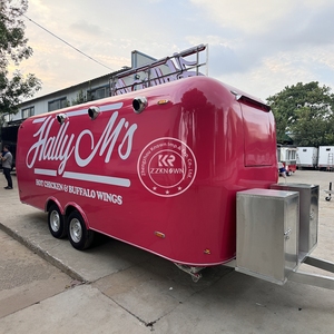 BBQ OEM Food Truck Concesión Food Van Fast Food Trailers Camping totalmente equipado con cocina completa para la venta - Product Image 6