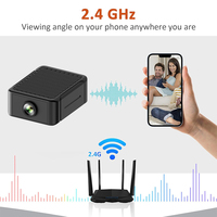Mini caméra WIFI avec vision nocturne, capteur CMOS et stockage dans le cloud - Sécurité domestique pour une utilisation intérieure/extérieure